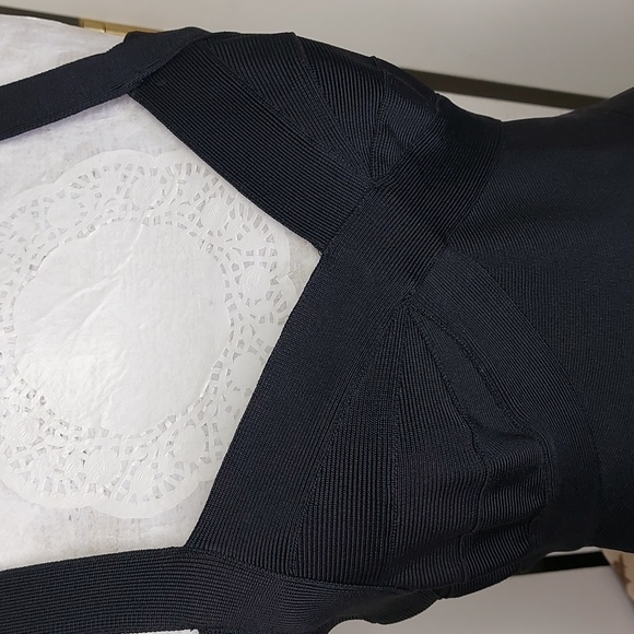 Akex & Eve Black Bandage Dress Size 10 - Picture 4 of 10